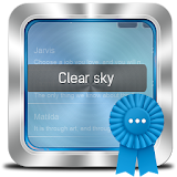 Clear sky GO SMS icon