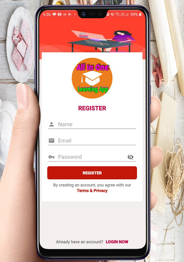 All In One Learning App Screen 2