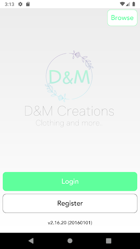 Android application D&M Creations screenshort