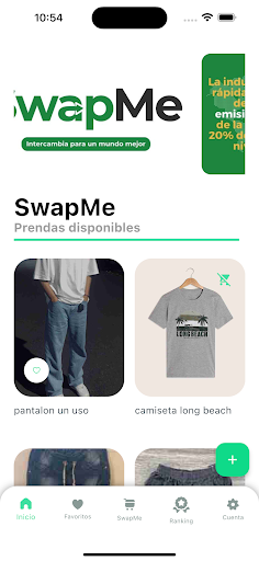 SwapMe Screen 2