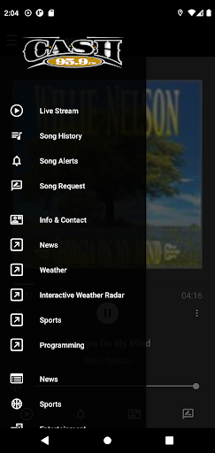 CASH 95.9 WWWI-FM Screen 2