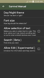 Offline Survival Manual Screenshot