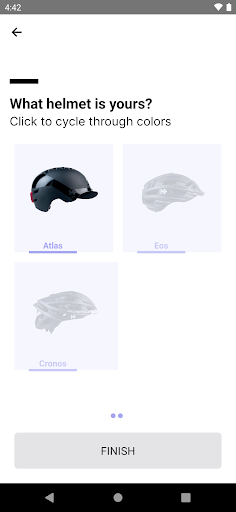 HelmetConnect Screen 3