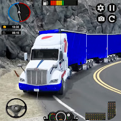 American Truck Driving Trailer icon