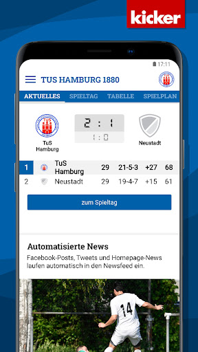 TuS Hamburg Screen 3