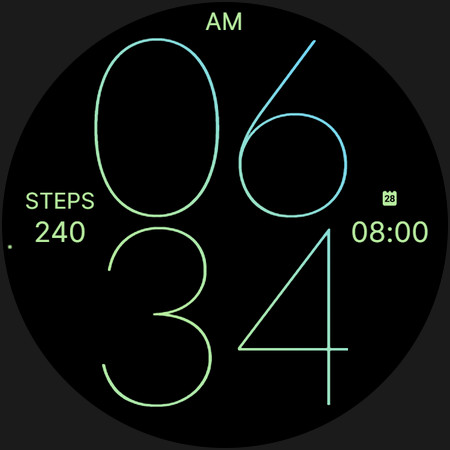 Daylight Line Watch Face screenshot 4