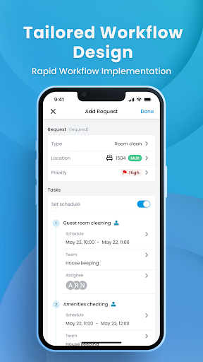 Aiello TMS Staff App Screen 2