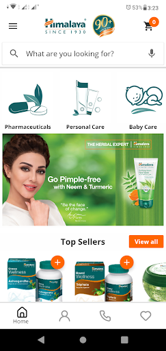 Android application Himalaya Wellness (UAE) screenshort