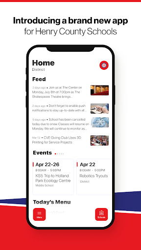 Android application Henry County School System screenshort
