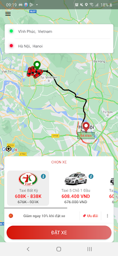 Taxi Thịnh Hưng Screen 3