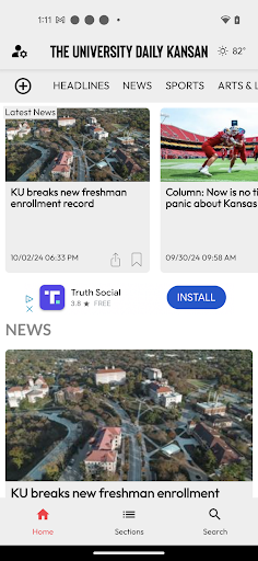 University Daily Kansan Screenshot 2 - AppWisp.com