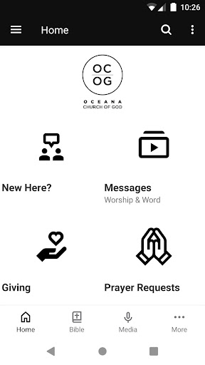 Android application Oceana Church of God screenshort