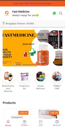 Android application Fast Medicine screenshort