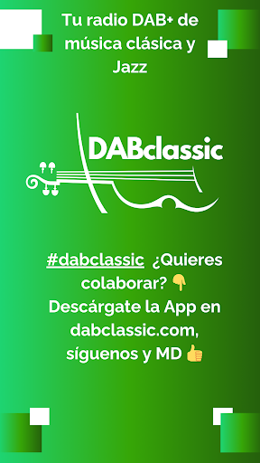 Android application DABclassic Radio: radio DAB+ screenshort