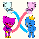 Rush to Toilet: Bridge puzzle icon