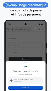 Chrome : rapide et sécurisé Capture d'écran