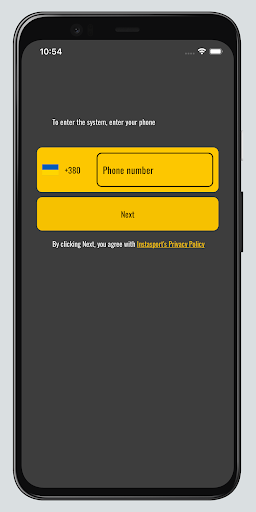 Android application A.S.A.P. screenshort