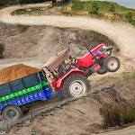 Cover Image of ดาวน์โหลด เกมจำลองการทำฟาร์มรถเข็นสินค้าบรรทุกสินค้า 2021  APK