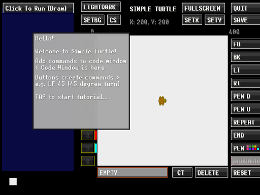 Simple Turtle LOGO Screen 3