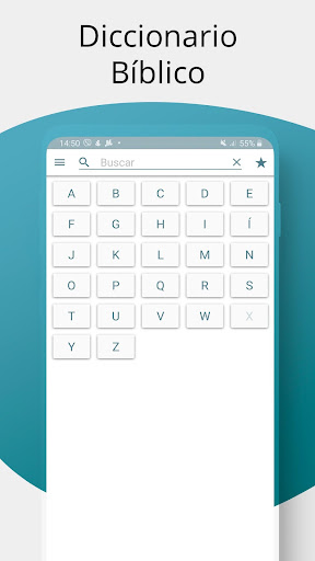 Android application Diccionario Bíblico screenshort
