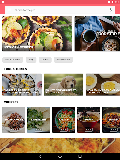 Screenshot of Mexican Food Recipes & Meals