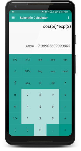 Android application The Math App screenshort