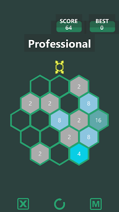 Merge Hexa 2048 - Screenshot 2
