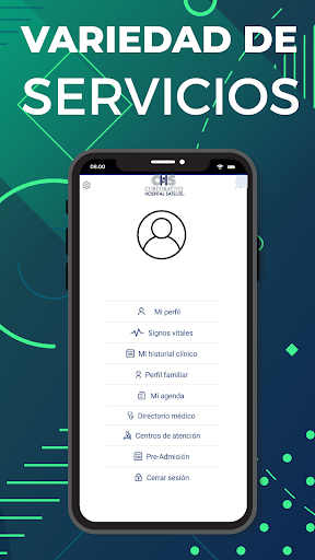 Android application Hospital Satélite Pacientes screenshort