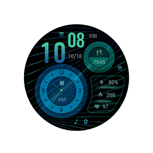 Geometric Ray For Wear OS logo