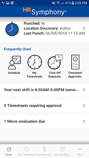 Screenshot 3 HR Symphony® android