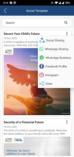 MAX LIFE IATD - Advisor App Screen 3