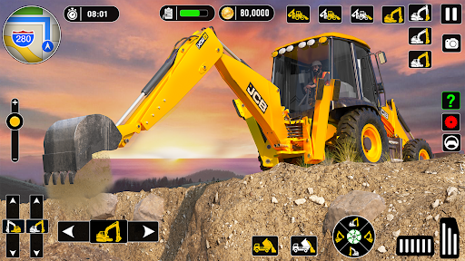 JCB Construction Driving Game Screen 3