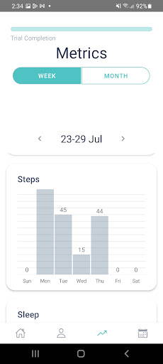 FAITH App trial Screen 3