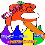 Real Impostor Coloring Book Maker with Stickers Apk