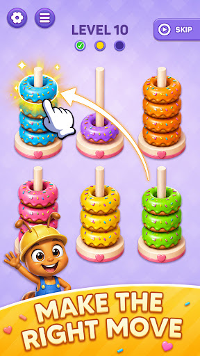 Donuts Color Jam: Sort Puzzle screenshot 2