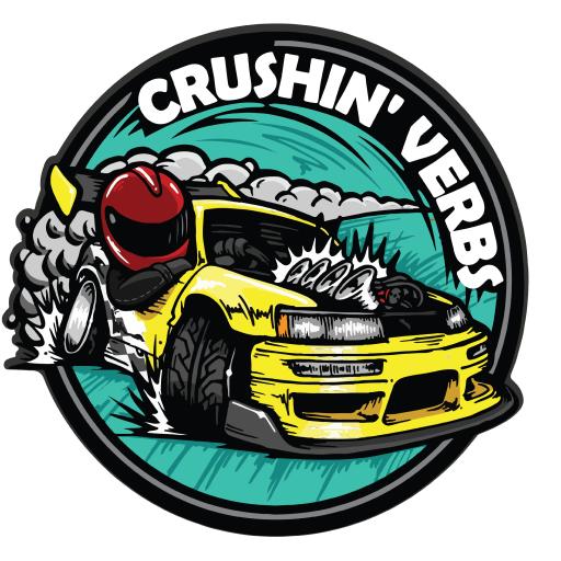 Crushin Verbs logo