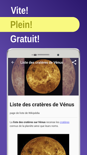 Aperçu de l'application