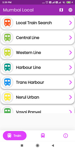 Mumbai Local Train Indicator