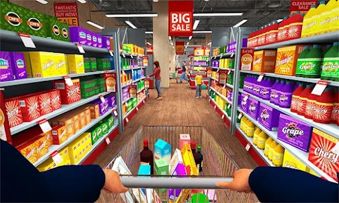 Play Supermarket Grocery Shopping Game