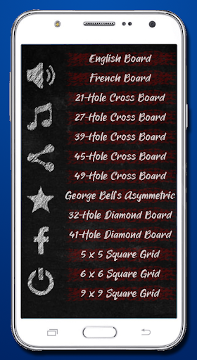 Android application Peg Solitaire - Solo Noble screenshort