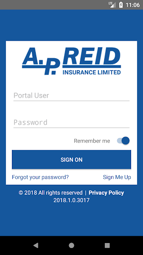 Android application A.P. Reid Insurance Mobile screenshort