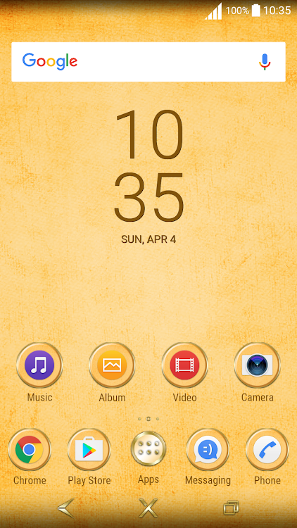 Ivory Gold - Theme for Xperia - 1.1.0 - (Android)