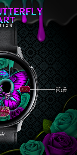 Goth Butterfly Heart_Watchface Screen 3