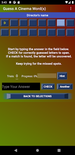 Guess A Cine Word Screen 2