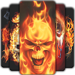 Cover Image of Baixar Fire Skull Wallpaper 1.1.0 APK