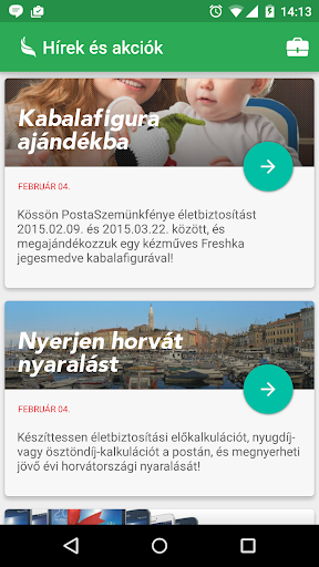 Posta Biztosító Screen 3