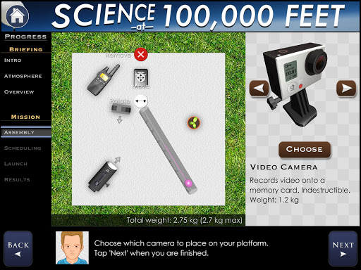 Android application Science at 100,000 Feet screenshort