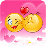 Cover Image of Télécharger Love Emoji Stickers & Quote  APK