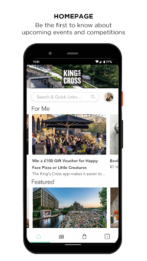 Android application Kings Cross screenshort