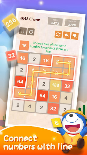 Code Triche 2048 Charm: Classic & New 2048, Jeux de chiffres  APK MOD (Astuce) screenshots 3